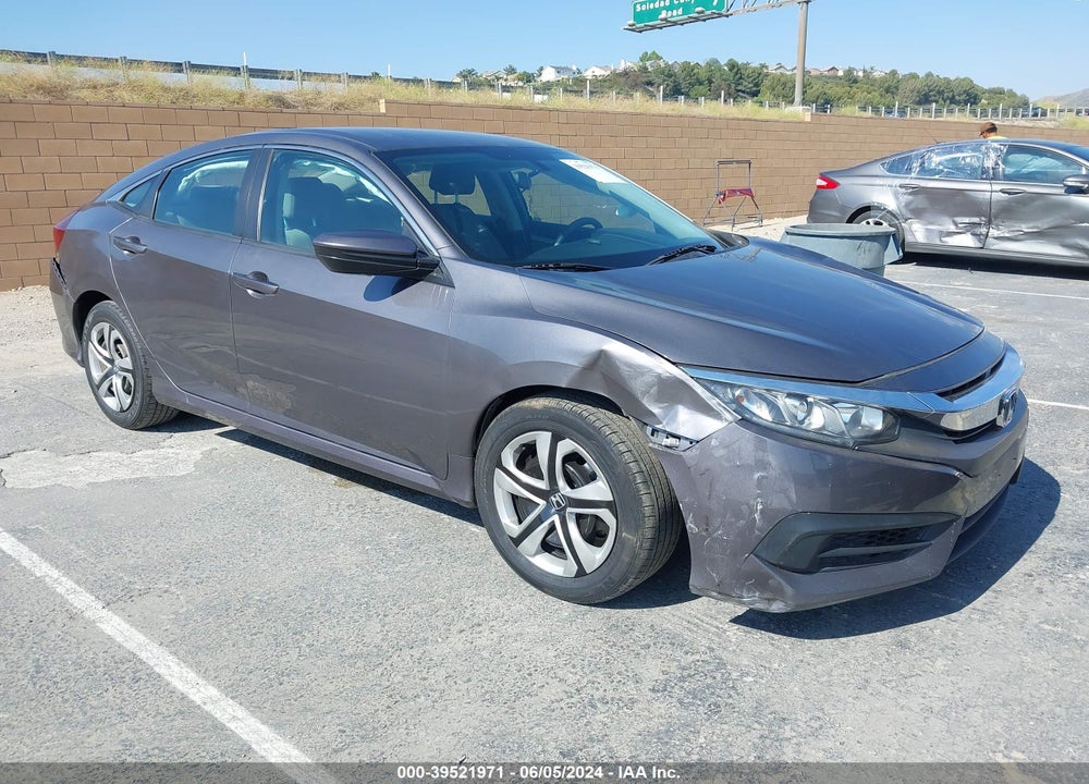 2018 HONDA CIVIC LX VIN: 2HGFC2F54JH592047