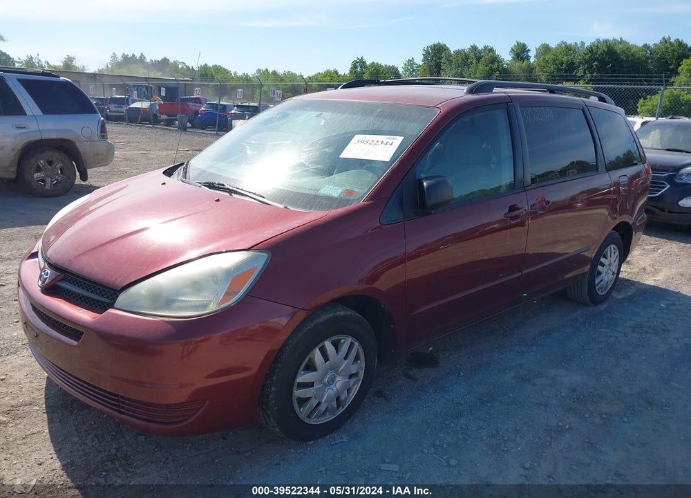 2004 TOYOTA SIENNA LE VIN: 5TDZA23C24S190246