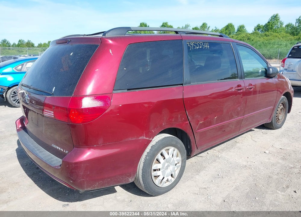 2004 TOYOTA SIENNA LE VIN: 5TDZA23C24S190246