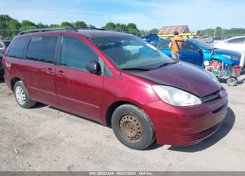 2004 TOYOTA SIENNA LE VIN: 5TDZA23C24S190246