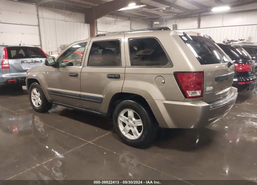 2005 JEEP GRAND CHEROKEE LAREDO VIN: 1J4GR48K15C694473
