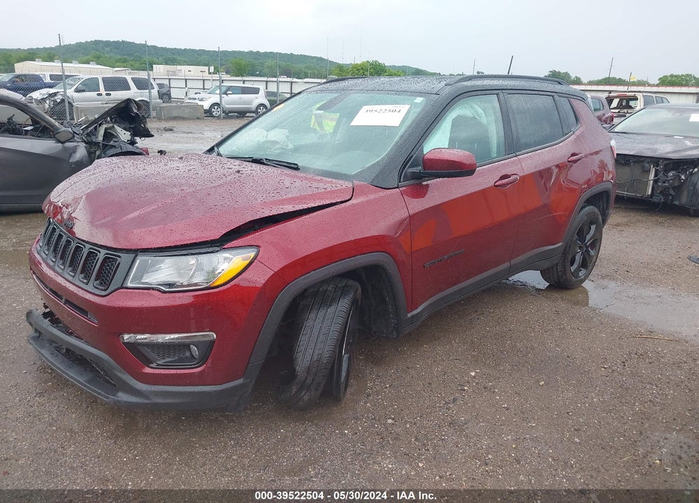 2021 JEEP COMPASS ALTITUDE FWD VIN: 3C4NJCBB9MT560174