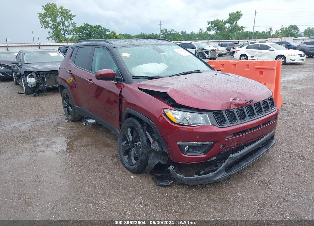 2021 JEEP COMPASS ALTITUDE FWD VIN: 3C4NJCBB9MT560174