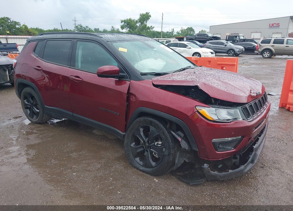 2021 JEEP COMPASS ALTITUDE FWD VIN: 3C4NJCBB9MT560174