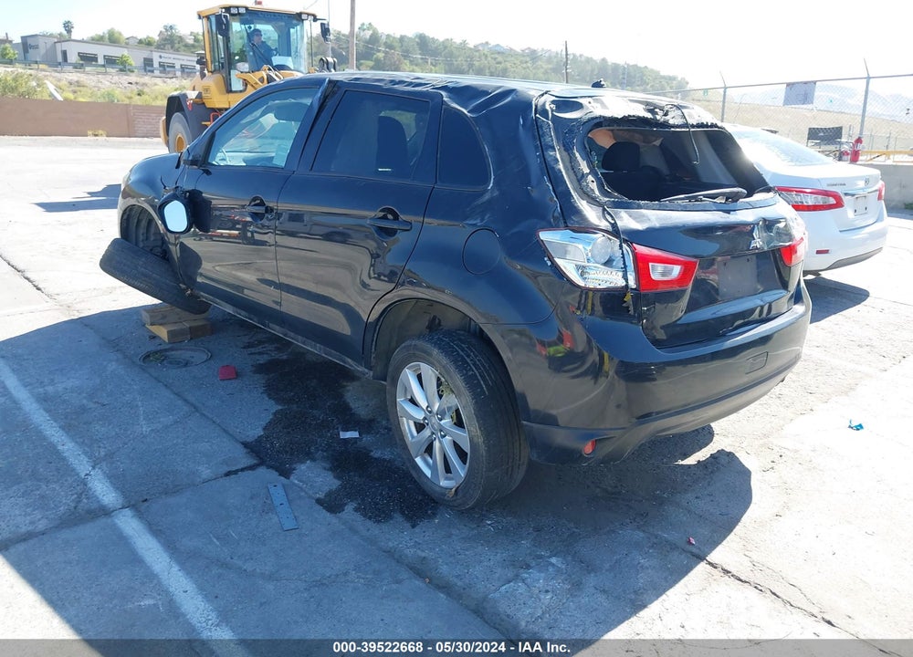 2014 MITSUBISHI OUTLANDER SPORT ES VIN: 4A4AP3AU0EE023686