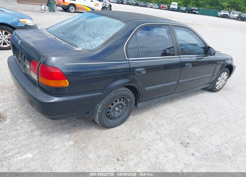 1998 HONDA CIVIC LX VIN: 1HGEJ6676WL021678