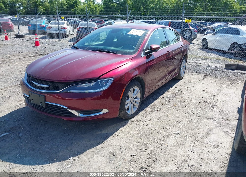 2016 CHRYSLER 200 LIMITED VIN: 1C3CCCAB1GN173596