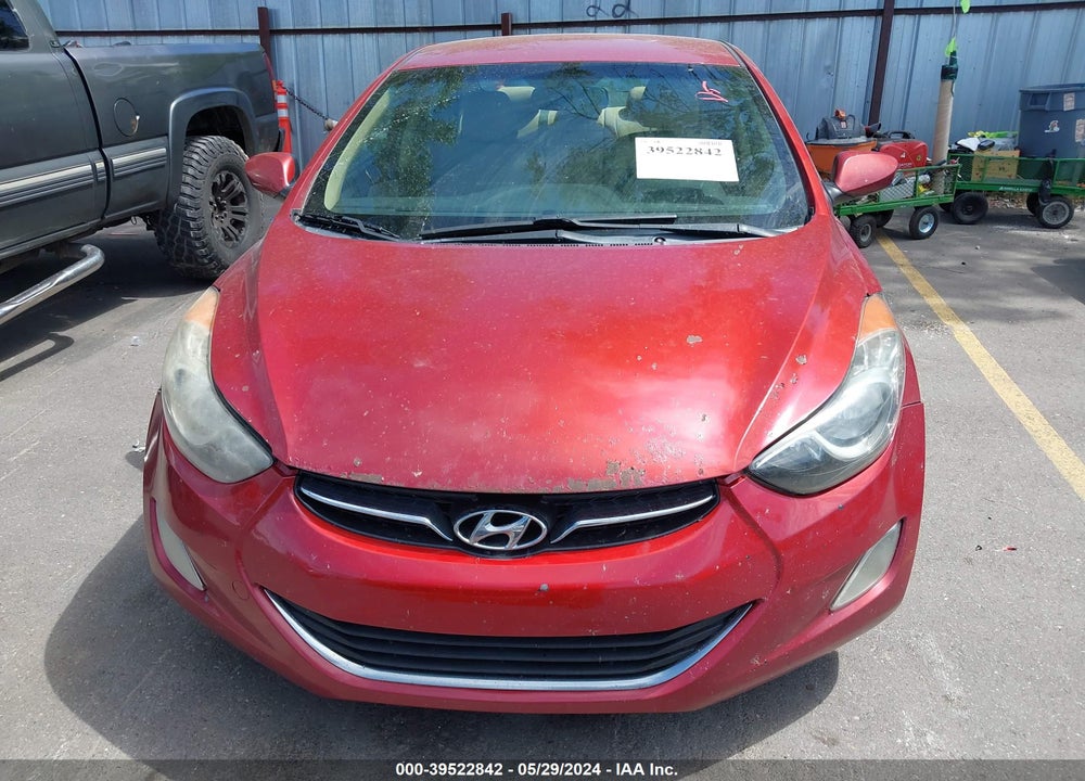 2013 HYUNDAI ELANTRA GLS VIN: KMHDH4AEXDU640996