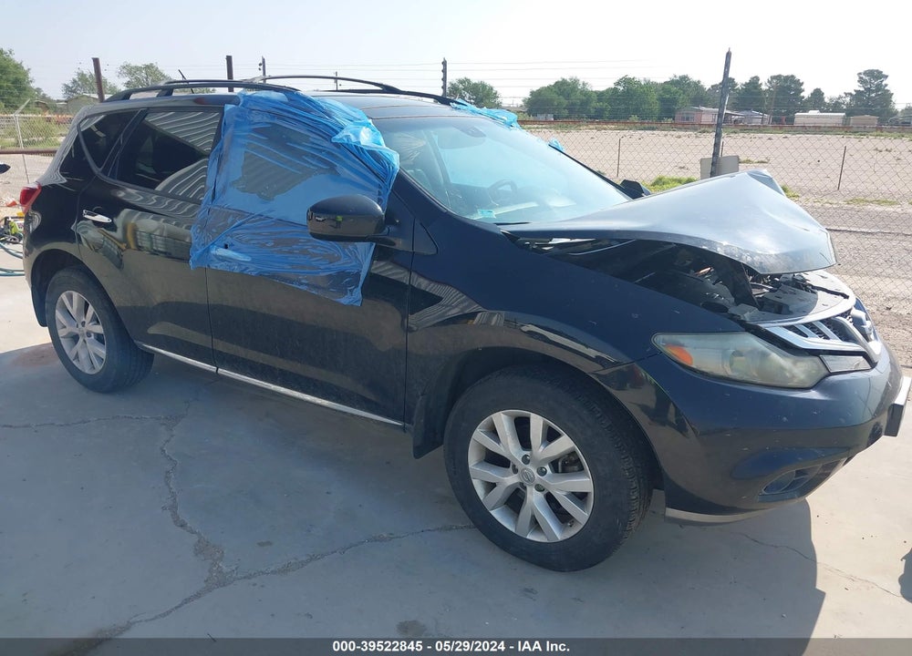 2011 NISSAN MURANO SL VIN: JN8AZ1MU5BW062298