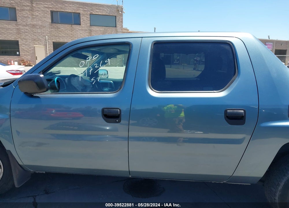 2007 HONDA RIDGELINE RT VIN: 2HJYK16297H526673