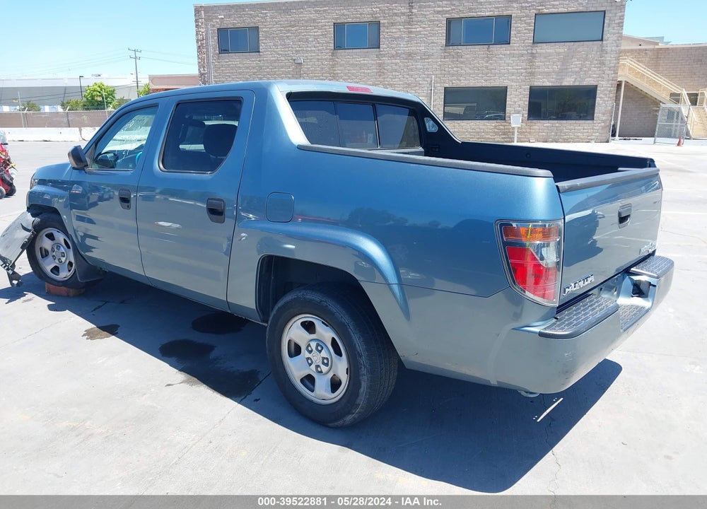 2007 HONDA RIDGELINE RT VIN: 2HJYK16297H526673