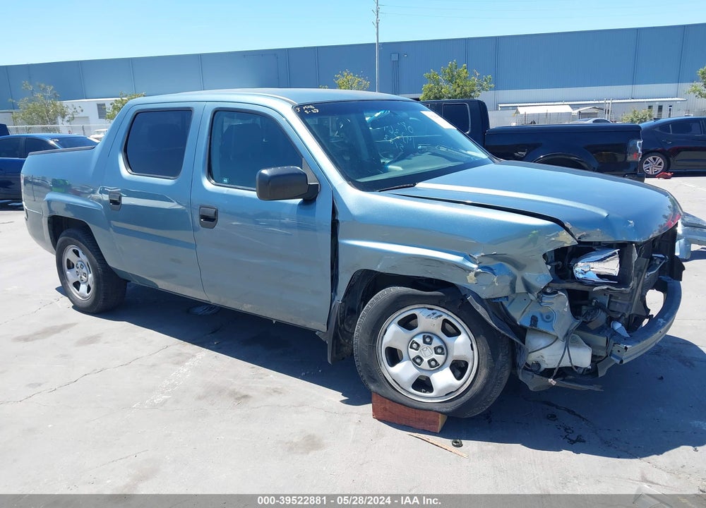 2007 HONDA RIDGELINE RT VIN: 2HJYK16297H526673