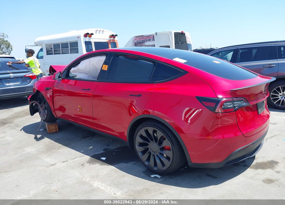2023 TESLA MODEL Y AWD/PERFORMANCE DUAL MOTOR ALL-WHEEL DRIVE VIN: 7SAYGDEF5PF791577