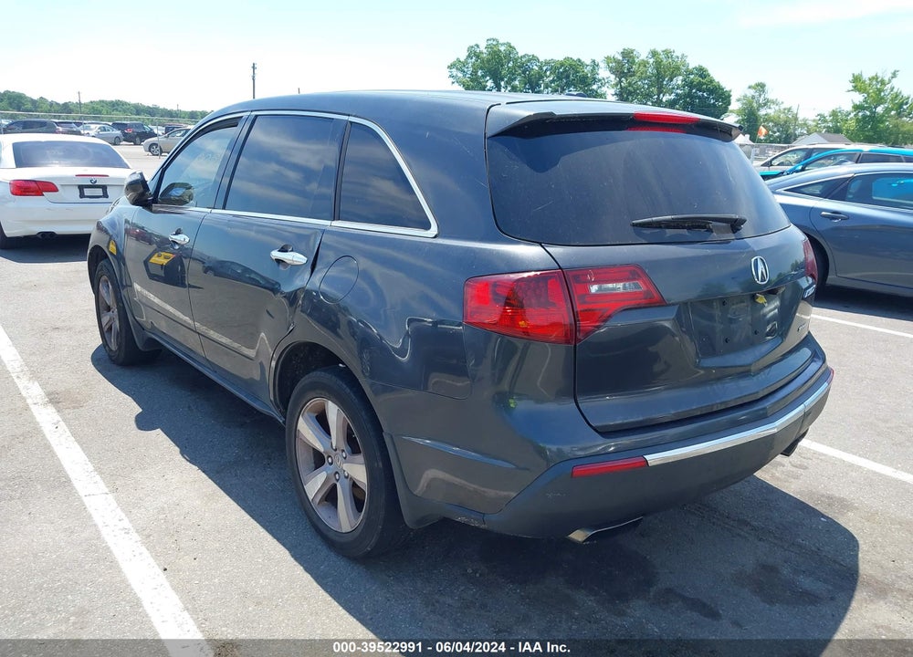 2013 ACURA MDX TECHNOLOGY PACKAGE VIN: 2HNYD2H34DH520652