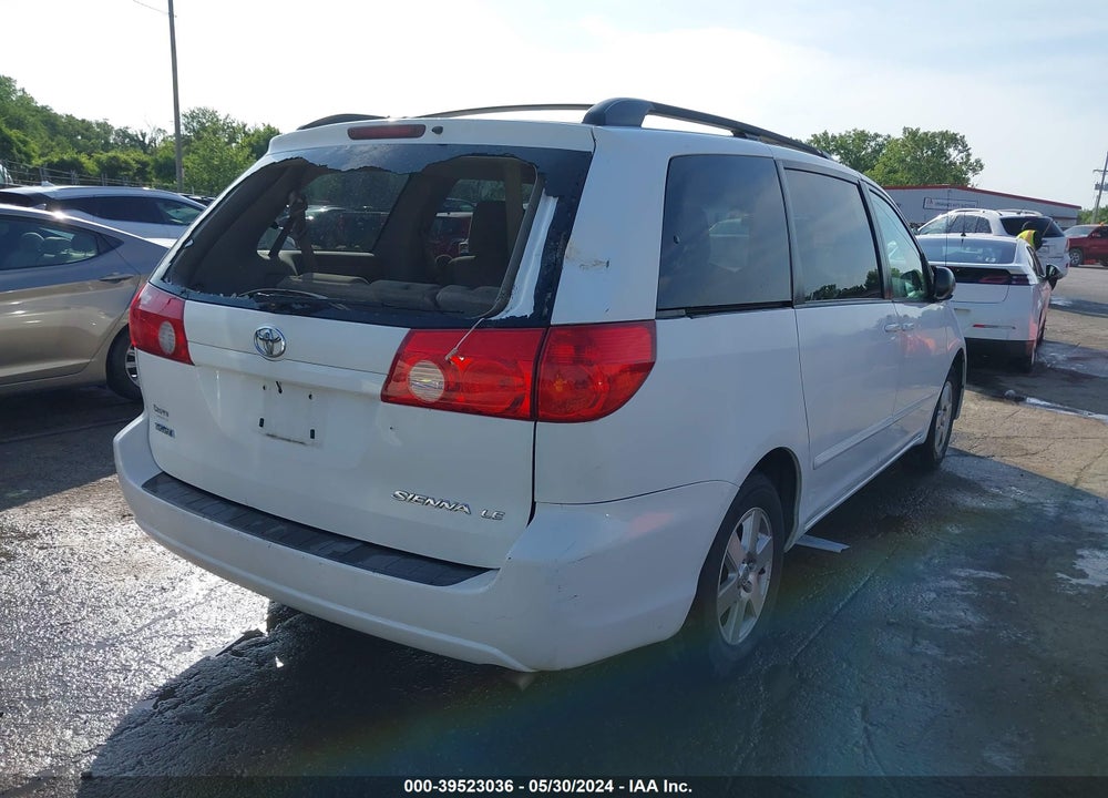 2009 TOYOTA SIENNA LE VIN: 5TDZK23C69S241610