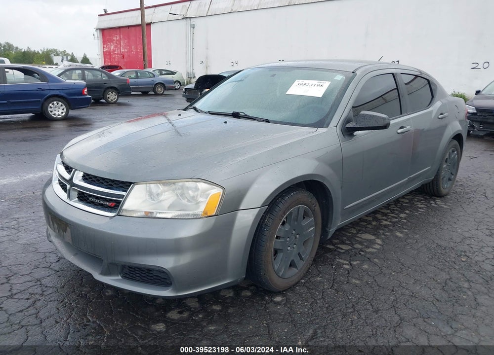 2012 DODGE AVENGER SE VIN: 1C3CDZAG3CN269803