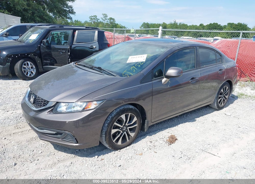 2013 HONDA CIVIC EX VIN: 19XFB2F84DE058073