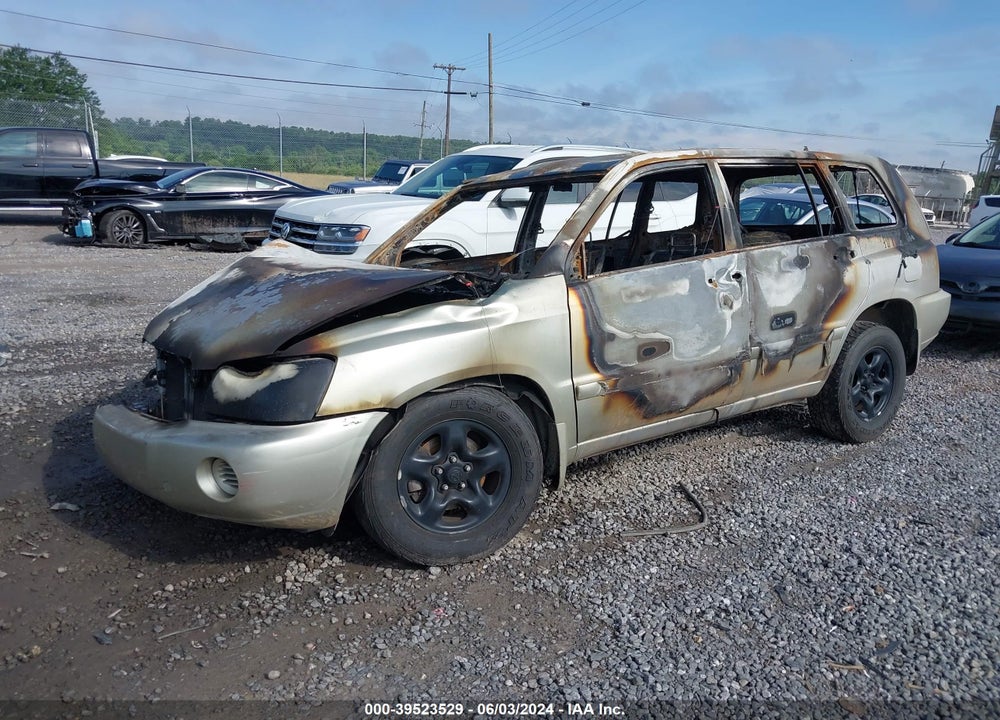 2002 TOYOTA HIGHLANDER V6 VIN: JTEGF21A520041156
