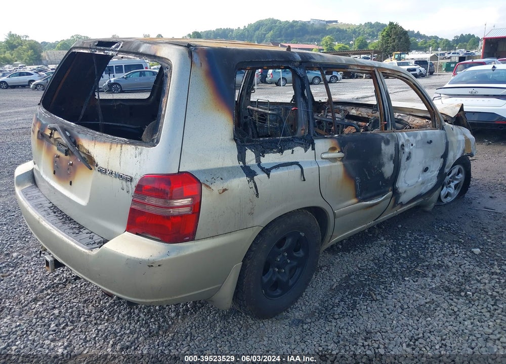 2002 TOYOTA HIGHLANDER V6 VIN: JTEGF21A520041156