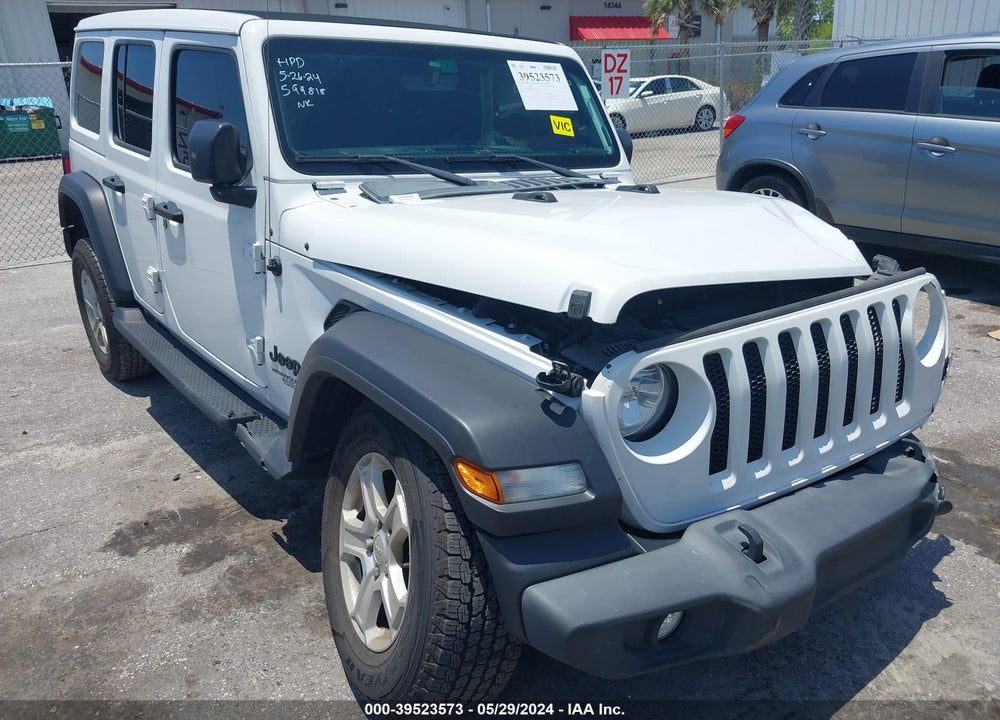 2021 JEEP WRANGLER UNLIMITED SPORT S 4X4 VIN: 1C4HJXDN5MW599818