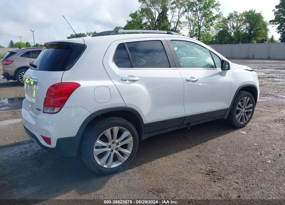 2018 CHEVROLET TRAX PREMIER VIN: 3GNCJRSB7JL342747