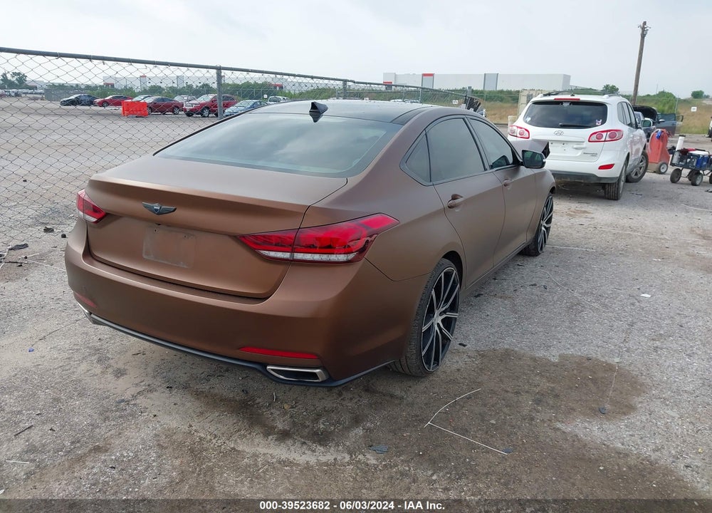 2016 HYUNDAI GENESIS 3.8 VIN: KMHGN4JE8GU135579