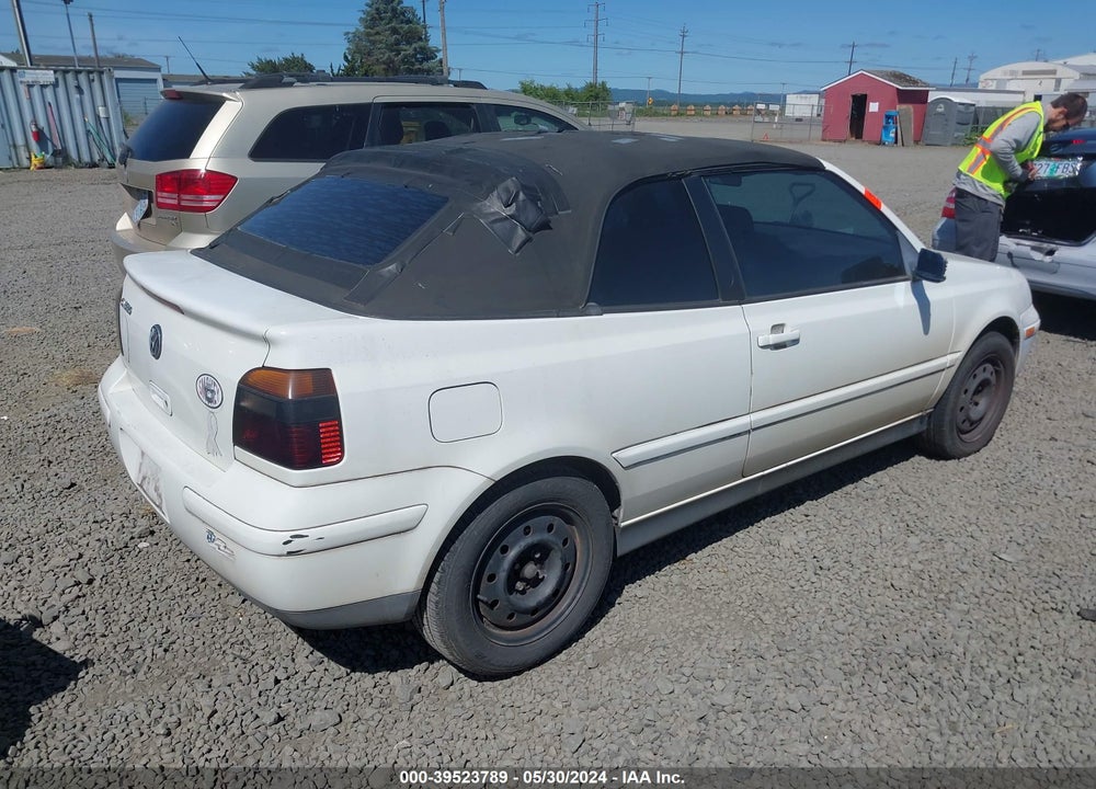 1999 VOLKSWAGEN CABRIO GL VIN: 3VWCB61E7XM809732