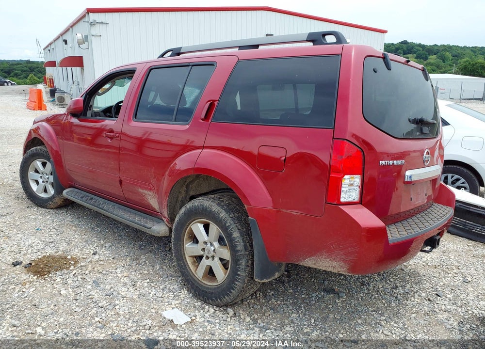 2011 NISSAN PATHFINDER SV VIN: 5N1AR1NN1BC623614