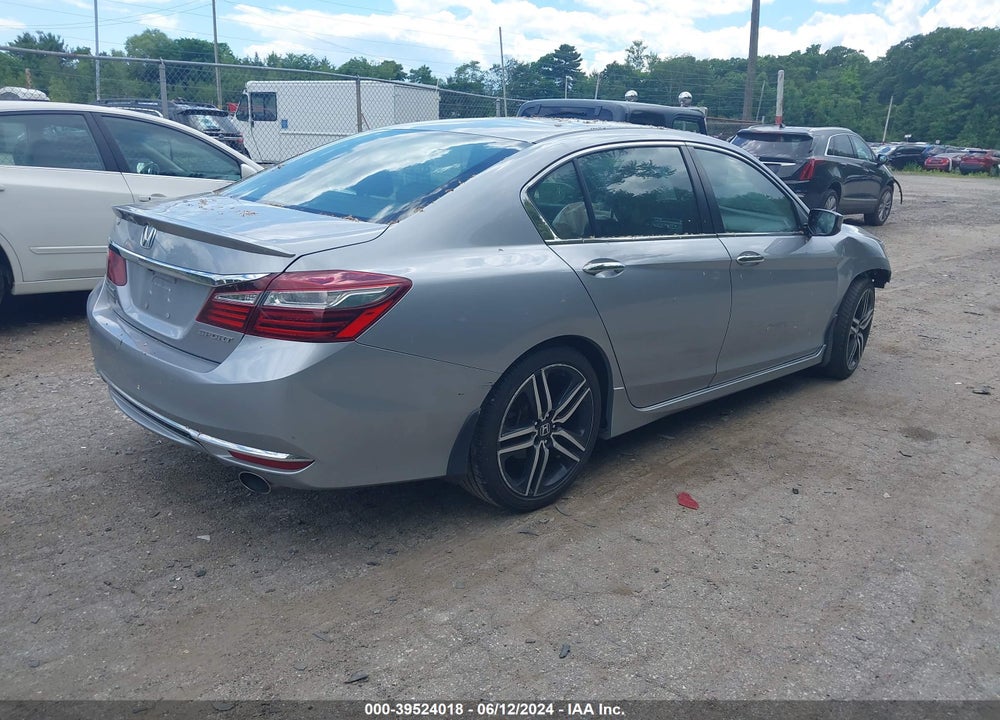 2017 HONDA ACCORD SPORT VIN: 1HGCR2F54HA001824