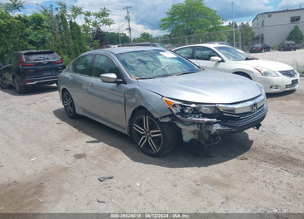 2017 HONDA ACCORD SPORT VIN: 1HGCR2F54HA001824
