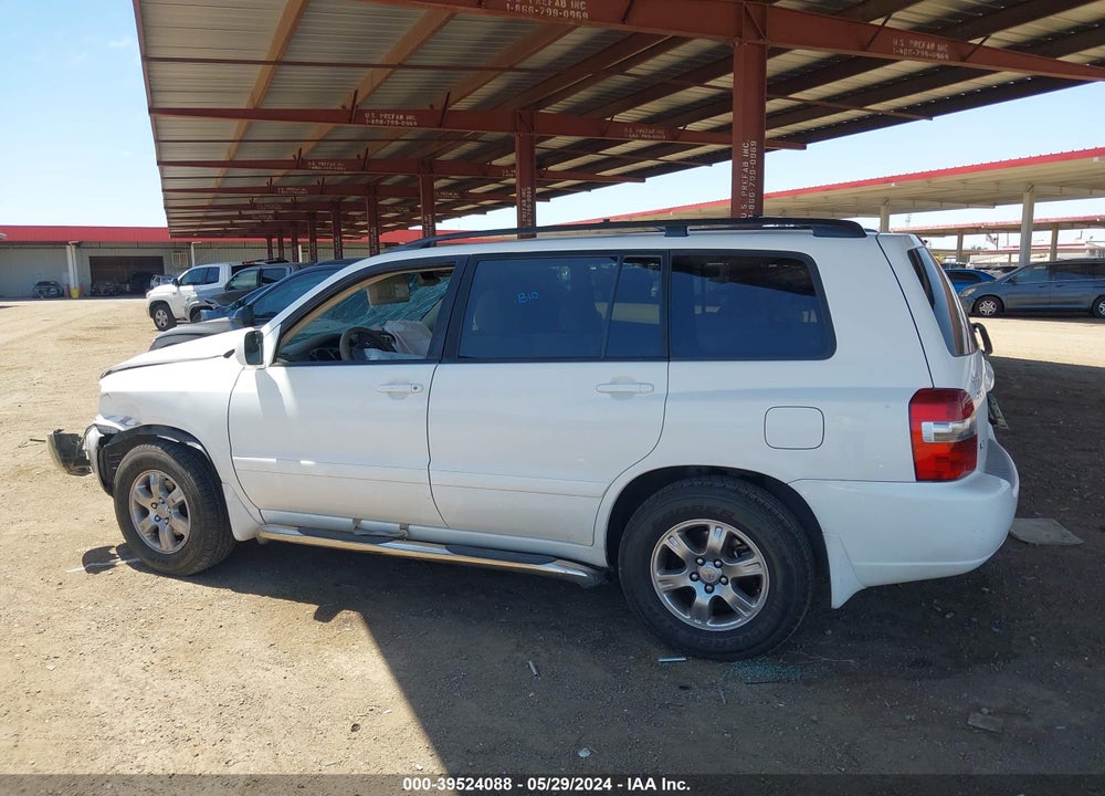 2004 TOYOTA HIGHLANDER V6 VIN: JTEDP21A740023552