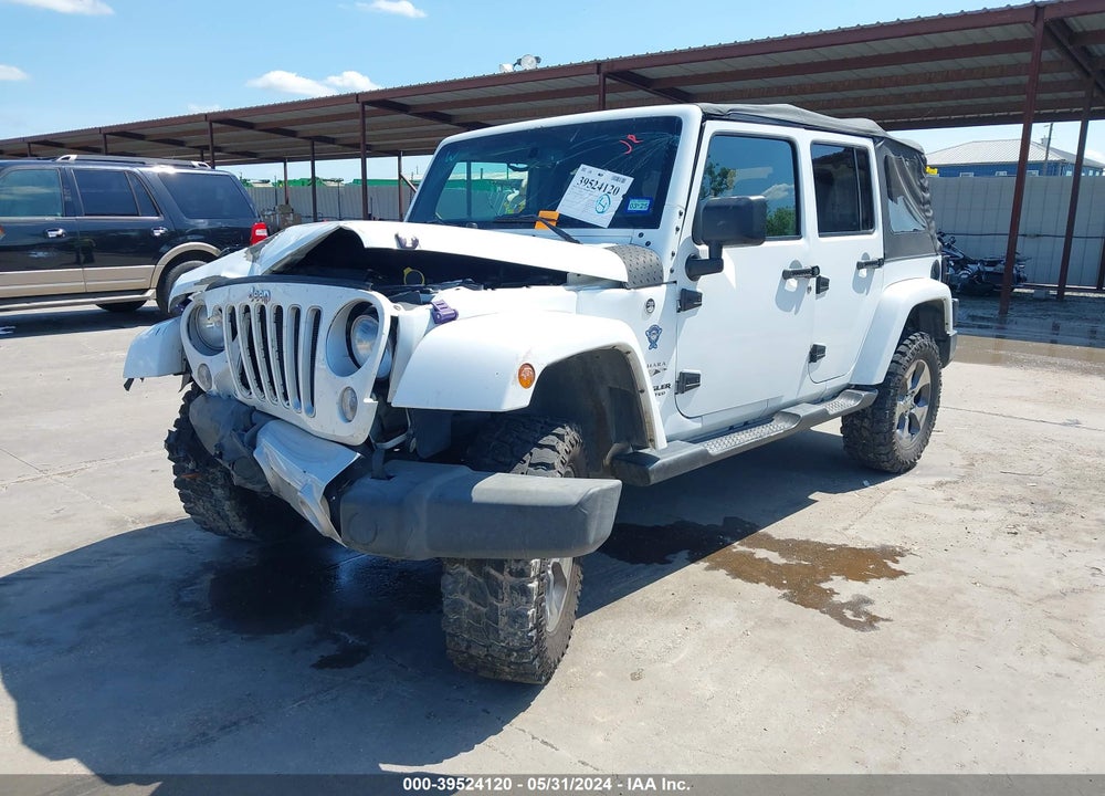 2016 JEEP WRANGLER UNLIMITED SAHARA VIN: 1C4BJWEG0GL324864