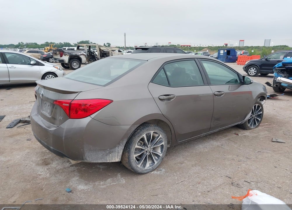 2018 TOYOTA COROLLA SE VIN: 5YFBURHE1JP812707