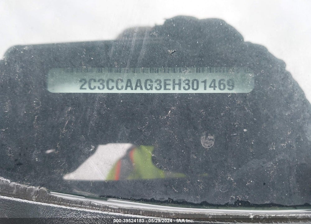 2014 CHRYSLER 300 VIN: 2C3CCAAG3EH301469