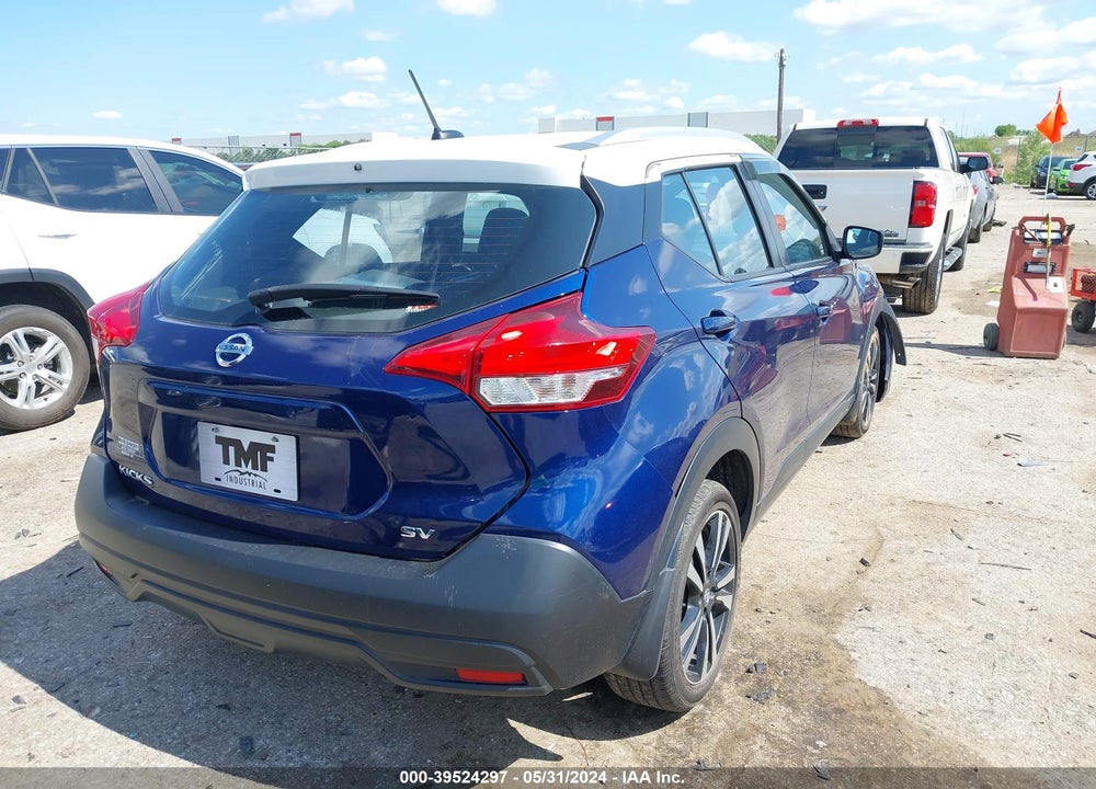 2019 NISSAN KICKS SV VIN: 3N1CP5CU6KL531586