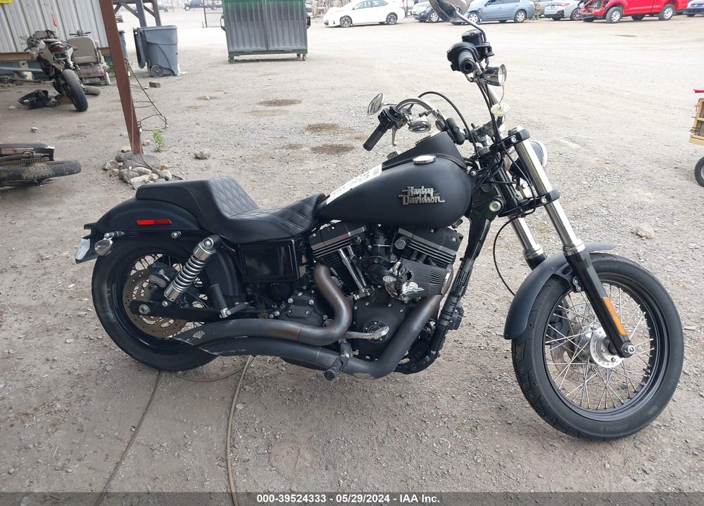 2015 HARLEY-DAVIDSON FXDB DYNA STREET BOB VIN: 1HD1GXM19FC316708