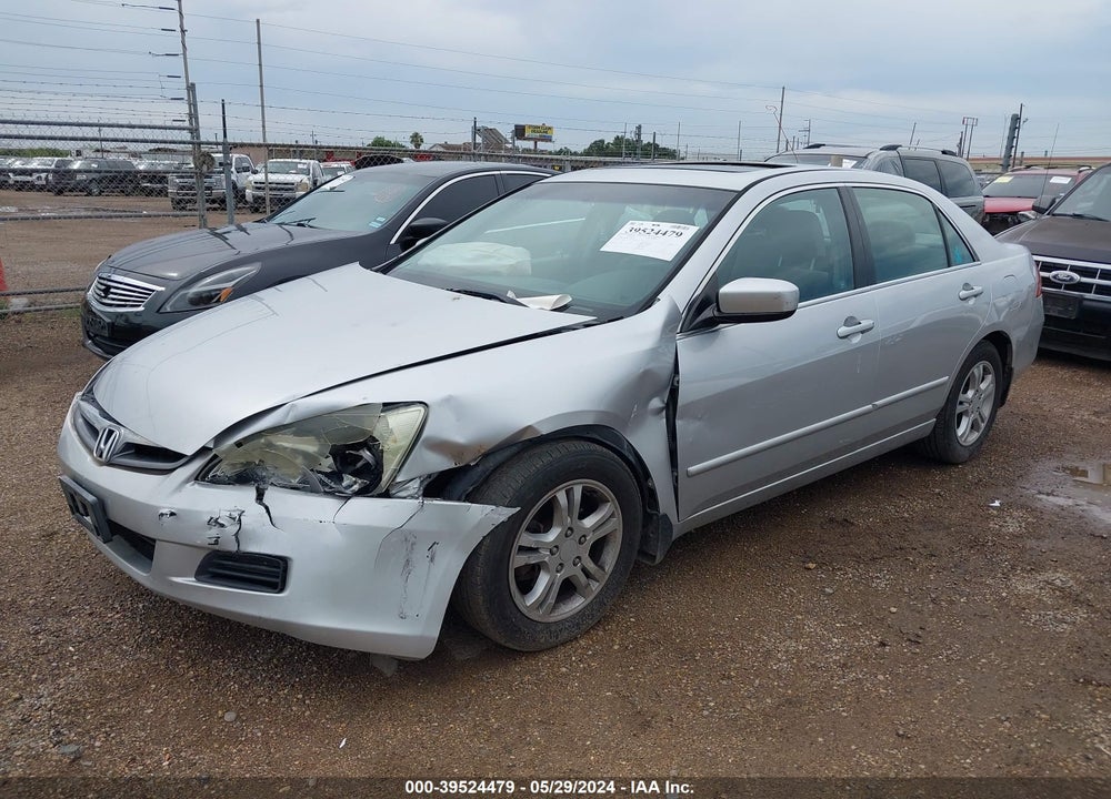 2007 HONDA ACCORD 2.4 EX VIN: 1HGCM56767A024330