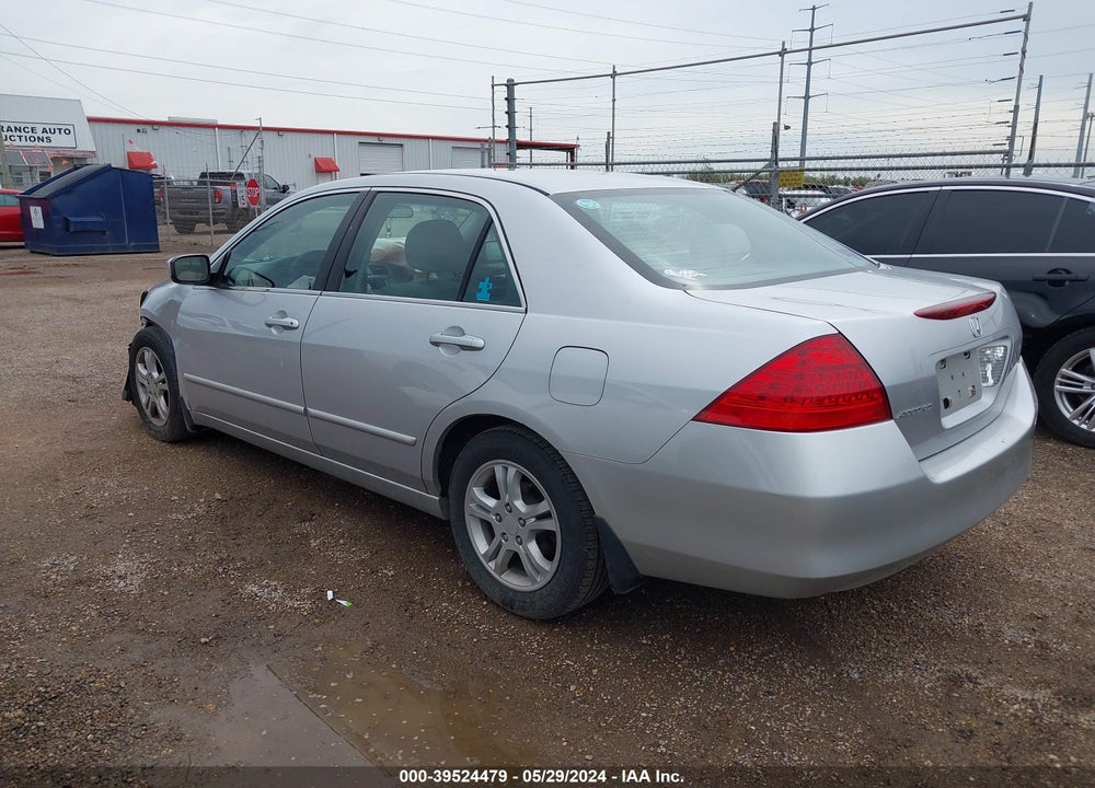 2007 HONDA ACCORD 2.4 EX VIN: 1HGCM56767A024330