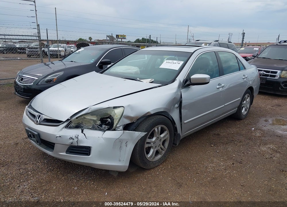 2007 HONDA ACCORD 2.4 EX VIN: 1HGCM56767A024330