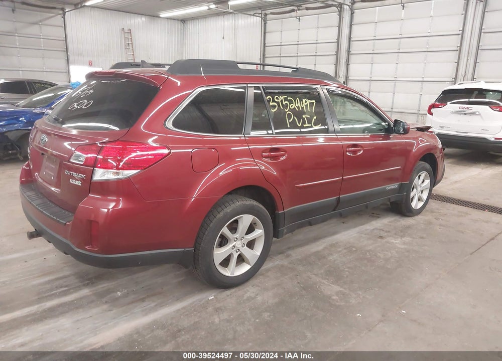 2014 SUBARU OUTBACK 2.5I PREMIUM VIN: 4S4BRBCC7E3297432