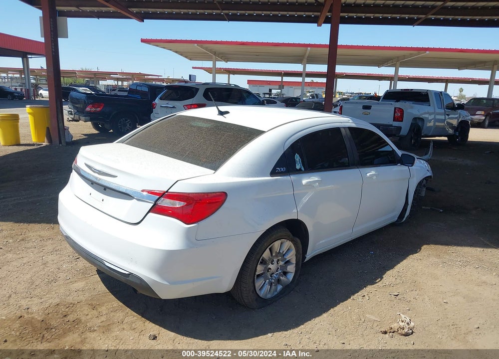 2013 CHRYSLER 200 LX VIN: 1C3CCBAB3DN734502