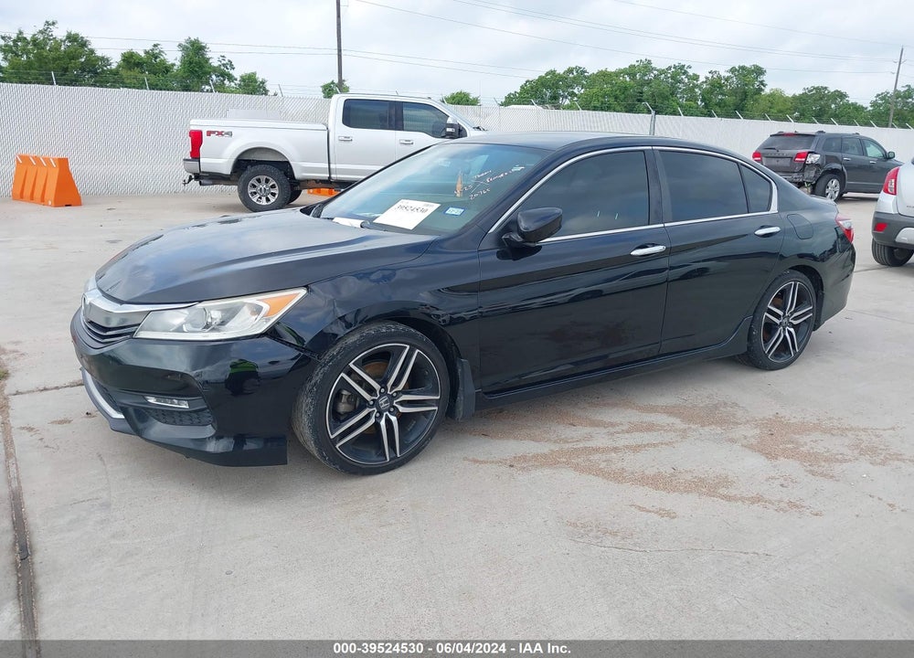 2017 HONDA ACCORD SPORT VIN: 1HGCR2F52HA111996