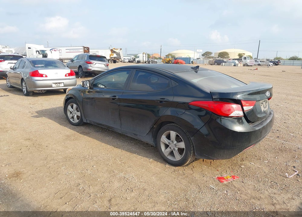2011 HYUNDAI ELANTRA GLS (ULSAN PLANT) VIN: KMHDH4AE6BU083694