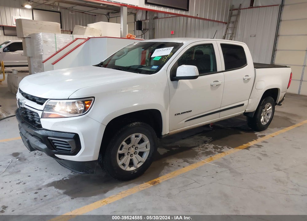 2022 CHEVROLET COLORADO 2WD SHORT BOX LT VIN: 1GCGSCEA8N1312550