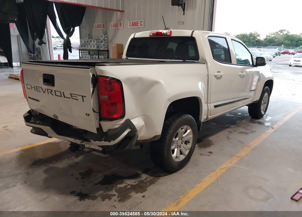 2022 CHEVROLET COLORADO 2WD SHORT BOX LT VIN: 1GCGSCEA8N1312550