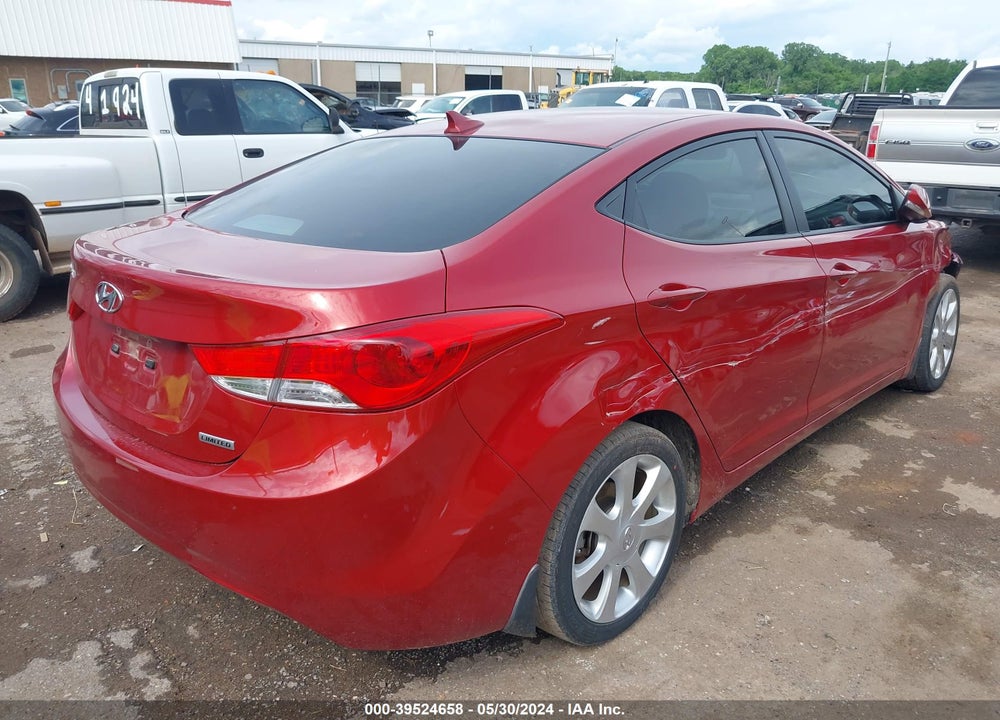 2013 HYUNDAI ELANTRA LIMITED VIN: KMHDH4AE3DU570015