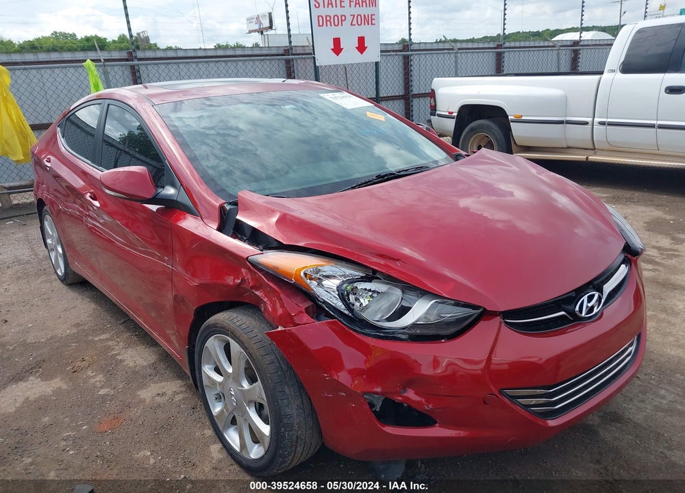 2013 HYUNDAI ELANTRA LIMITED VIN: KMHDH4AE3DU570015