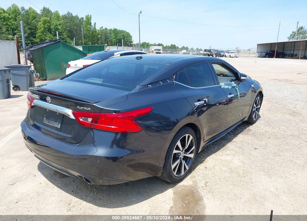 2016 NISSAN MAXIMA 3.5 PLATINUM VIN: 1N4AA6AP1GC387107