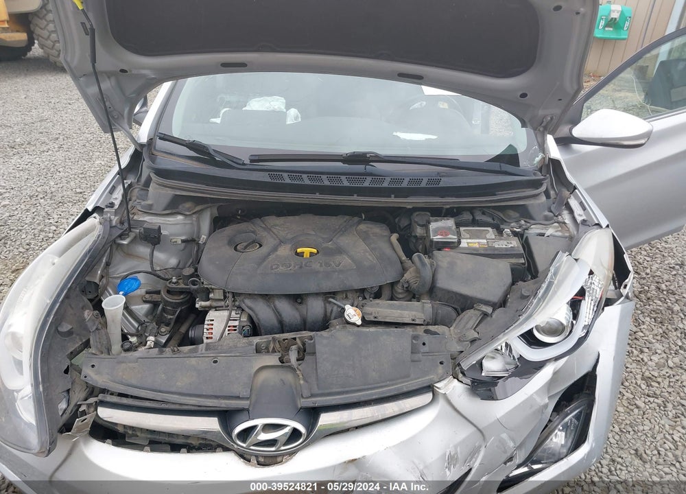 2014 HYUNDAI ELANTRA LIMITED VIN: 5NPDH4AE0EH484581