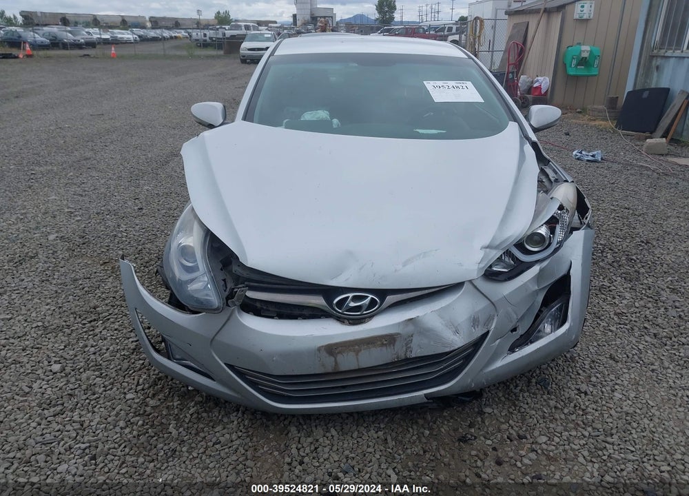 2014 HYUNDAI ELANTRA LIMITED VIN: 5NPDH4AE0EH484581